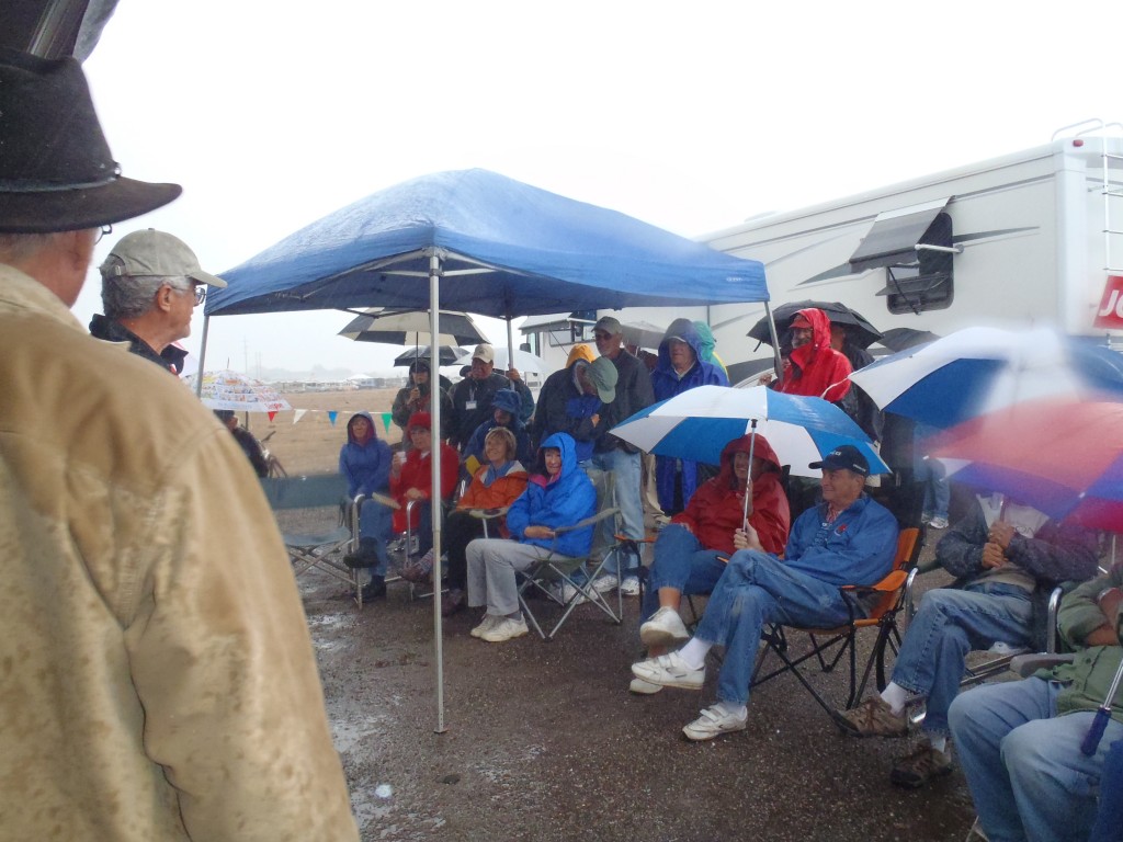 Our CARE Auction was held regardless of the rain