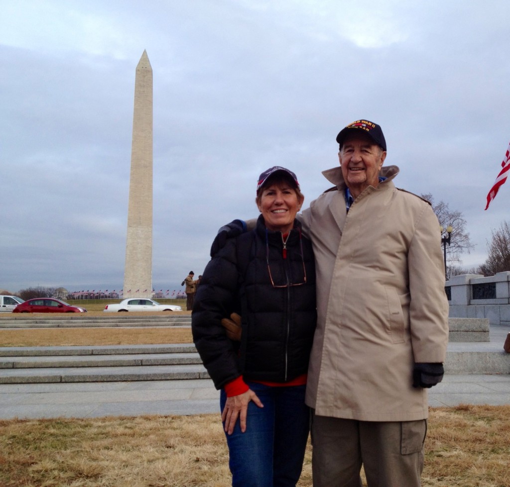 Me and Dad at the WWll Memorial December 7th