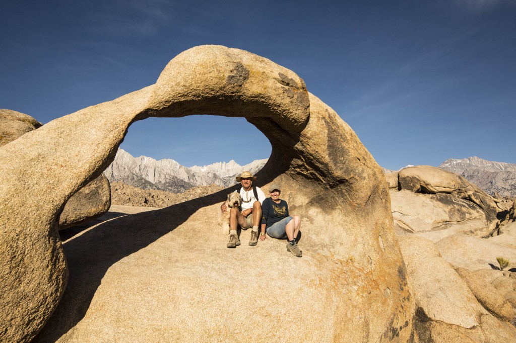 Mark Lily and Judie at Mobius Arch