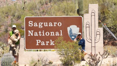 Saguaro national Park Sign