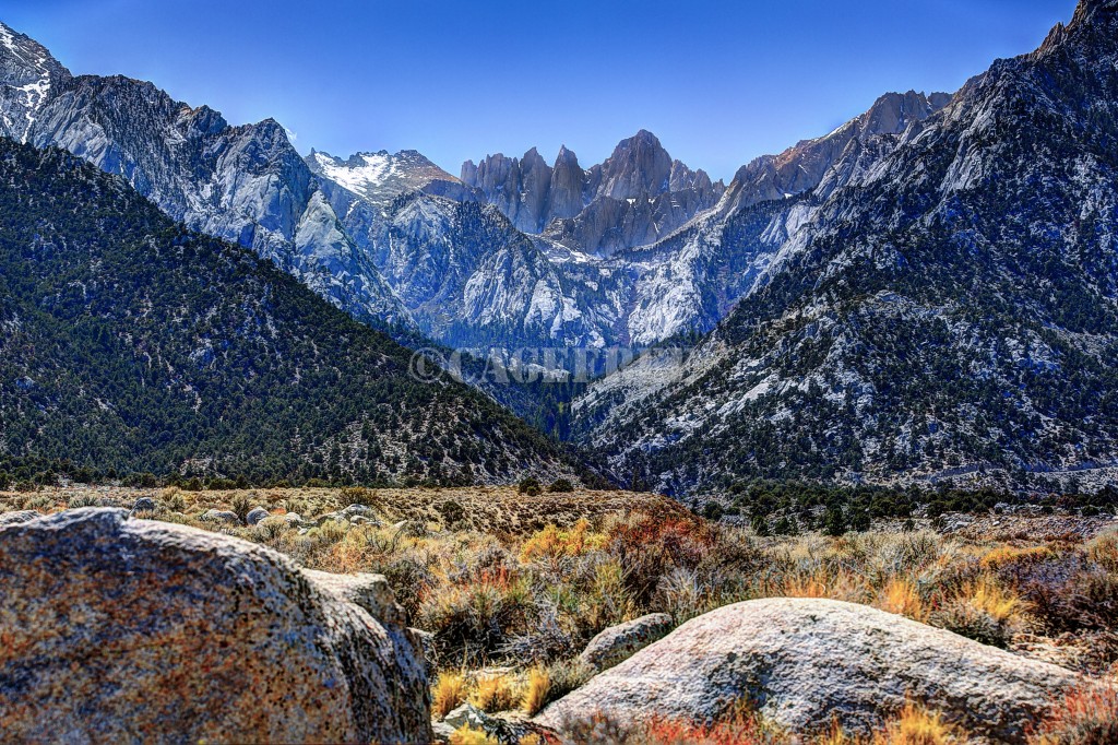 Mt. Whitney beyond the Valley