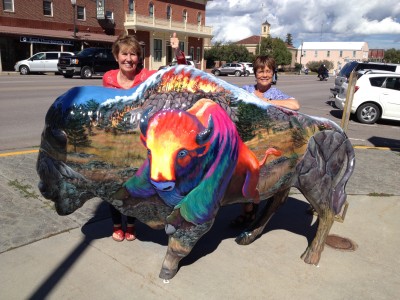 Buffalo Art downtown Custer