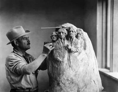 Gutzon Borglum, Sculptor