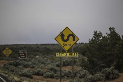 Sign at Muley Point