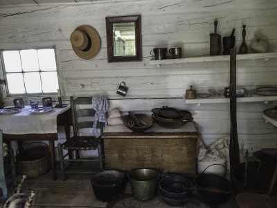 Inside the Pioneer Cabin