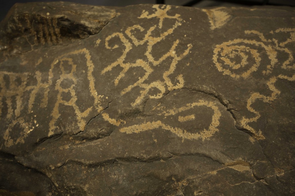 Petroglyph boulder
