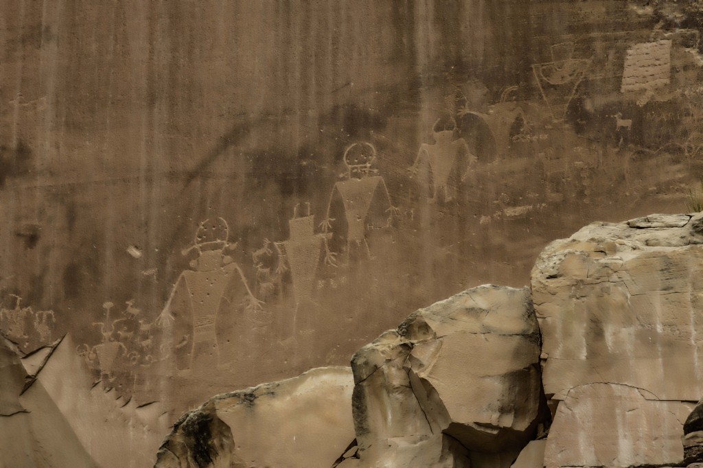 Petroglyphs in Fruita Utah