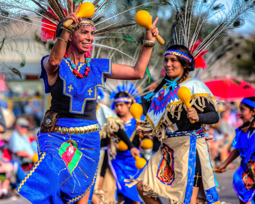 Indian dancers color