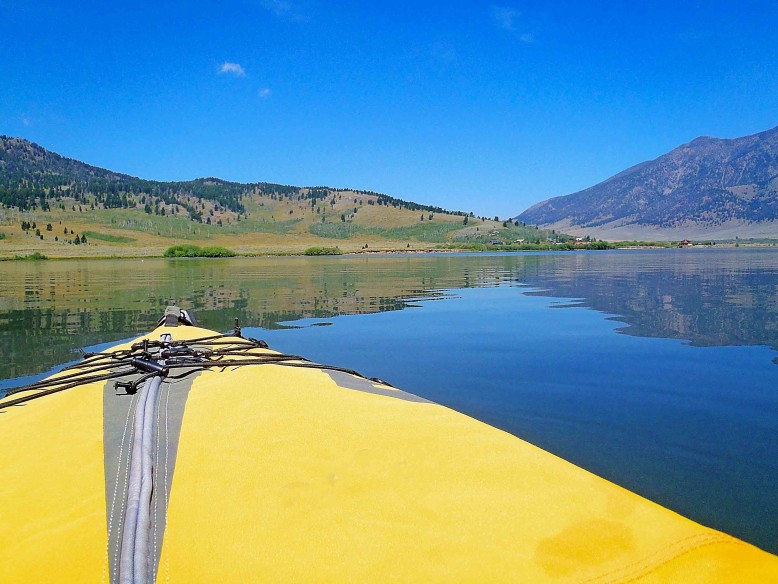 Kayaking on Henry's Lake